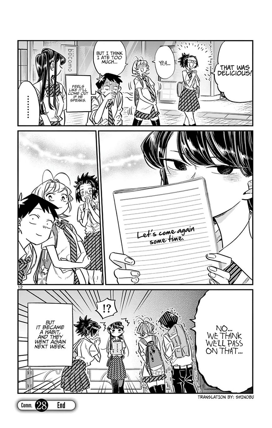 Komi-san wa Komyushou Desu Chapter 28 page 12 - Chapter 28