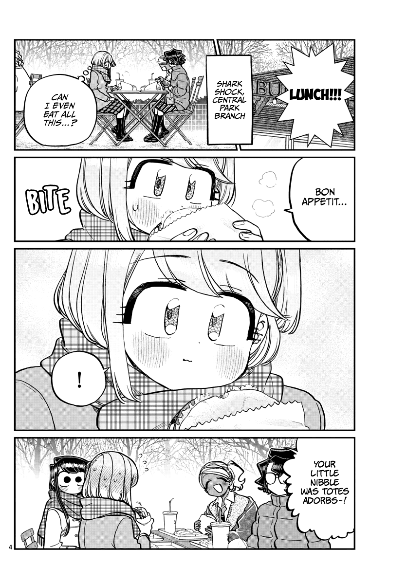 Komi-san wa Komyushou Desu Chapter 281 page 4 - Chapter 281: Hamburgers for Lunch