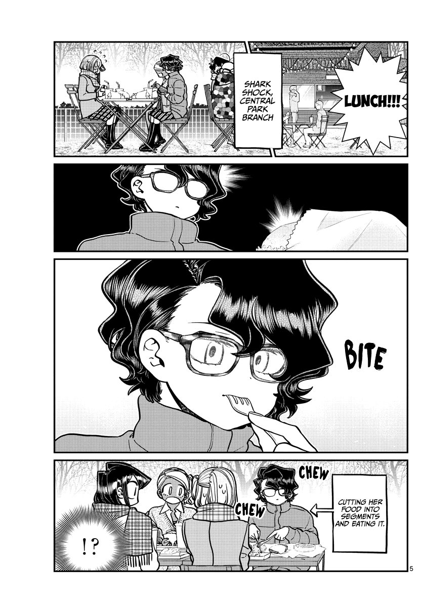 Komi-san wa Komyushou Desu Chapter 281 page 5 - Chapter 281: Hamburgers for Lunch