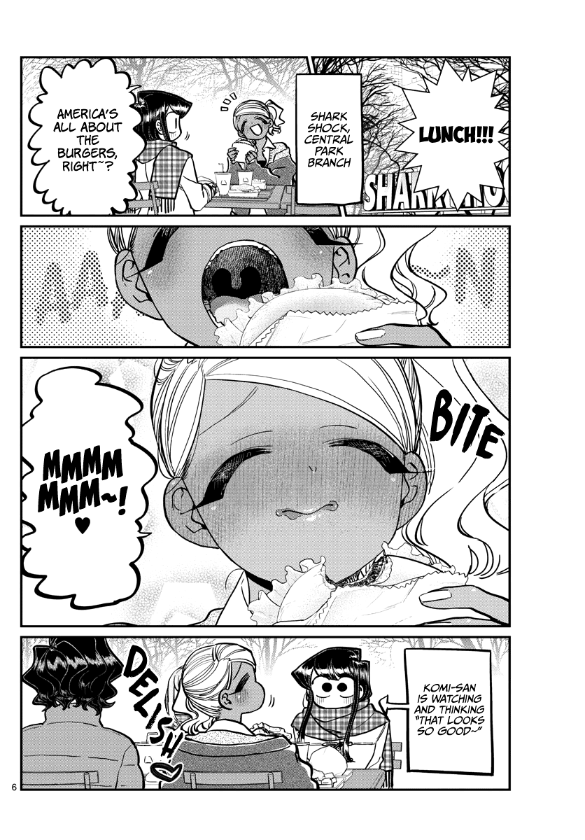 Komi-san wa Komyushou Desu Chapter 281 page 6 - Chapter 281: Hamburgers for Lunch