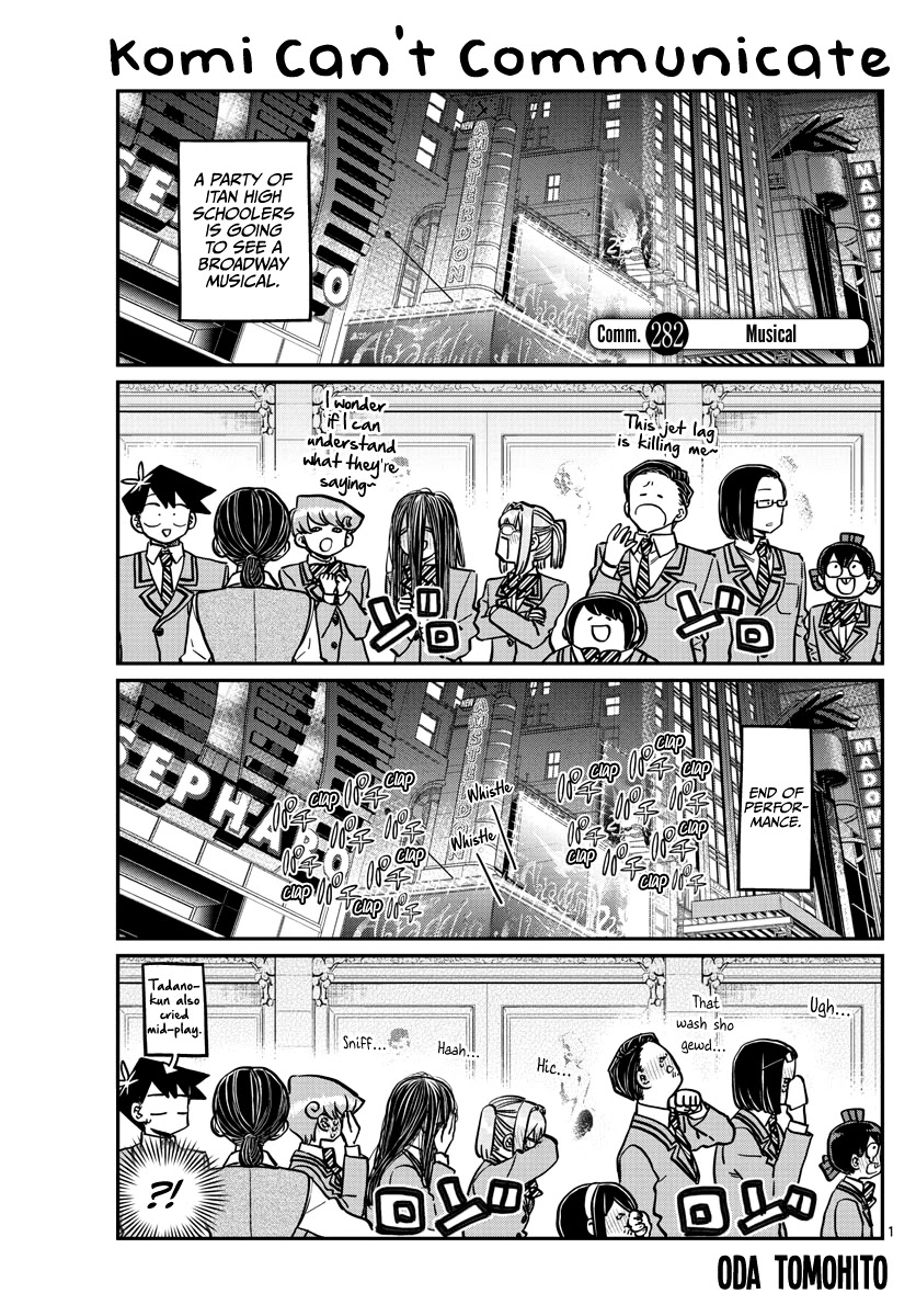 Komi-san wa Komyushou Desu Chapter 282 page 1 - Chapter 282: Musical