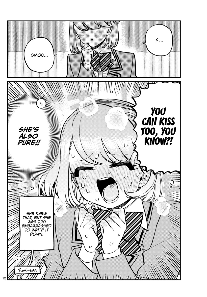 Komi-san wa Komyushou Desu Chapter 285 page 12 - Chapter 285: I don't like it, but I'm not against it. That's all.