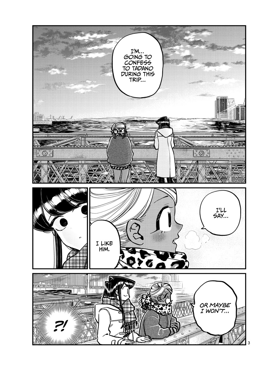 Komi-san wa Komyushou Desu Chapter 285 page 3 - Chapter 285: I don't like it, but I'm not against it. That's all.