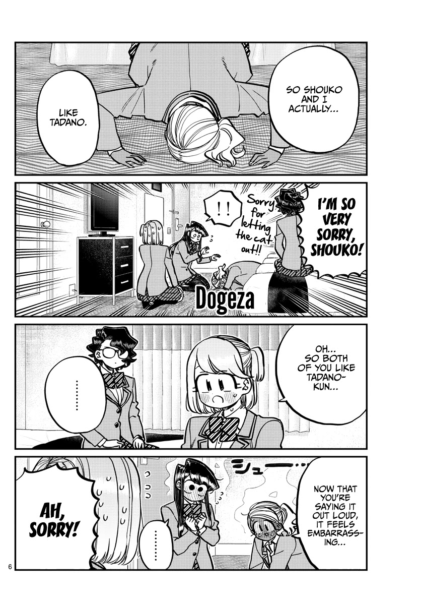 Komi-san wa Komyushou Desu Chapter 285 page 6 - Chapter 285: I don't like it, but I'm not against it. That's all.