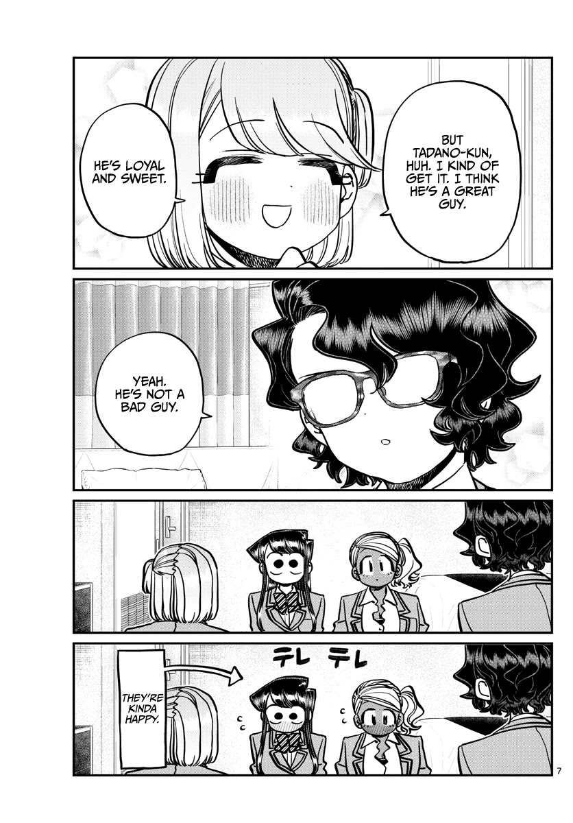 Komi-san wa Komyushou Desu Chapter 285 page 7 - Chapter 285: I don't like it, but I'm not against it. That's all.