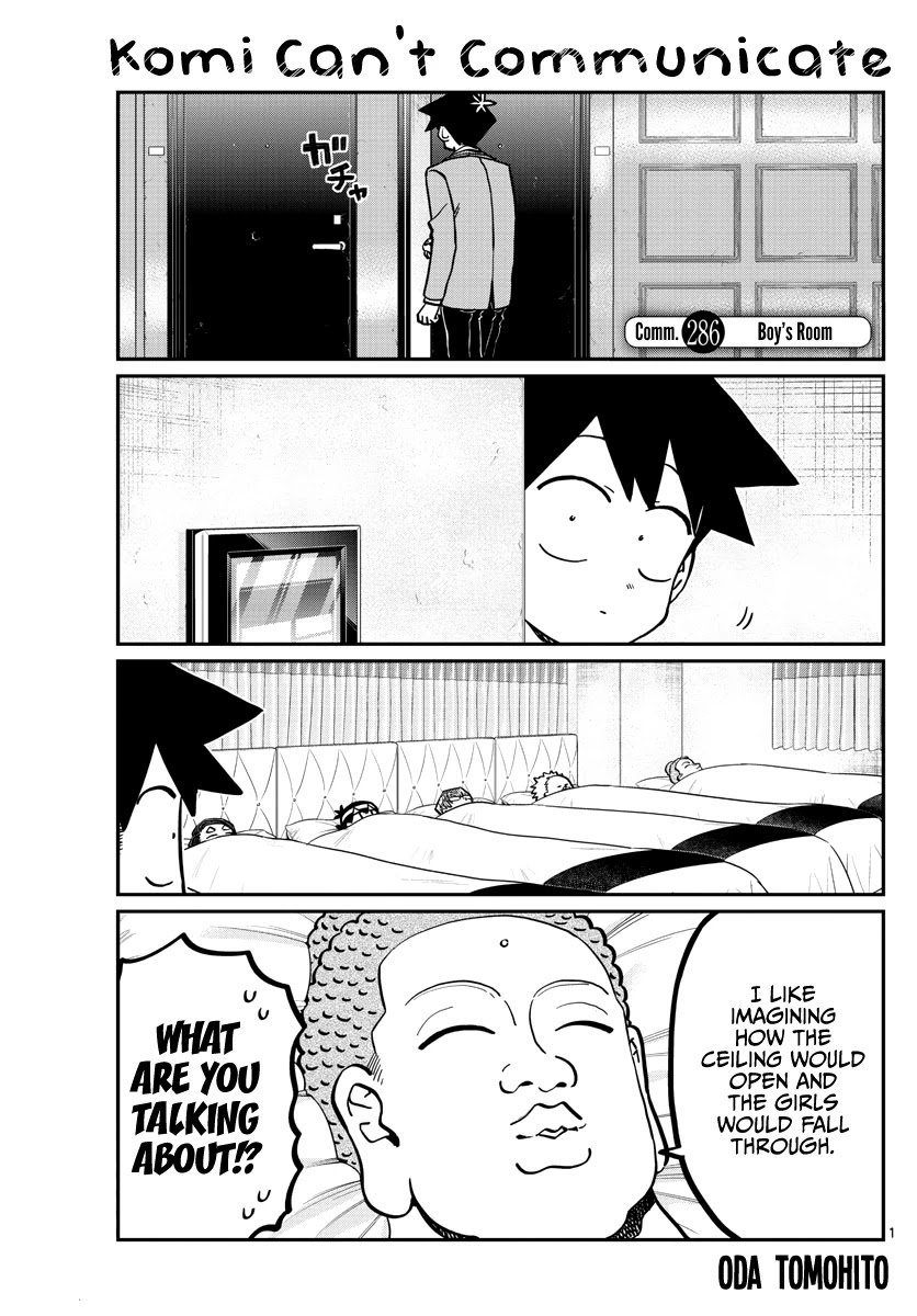 Komi-san wa Komyushou Desu Chapter 286 page 1 - Chapter 286: Boy's Room