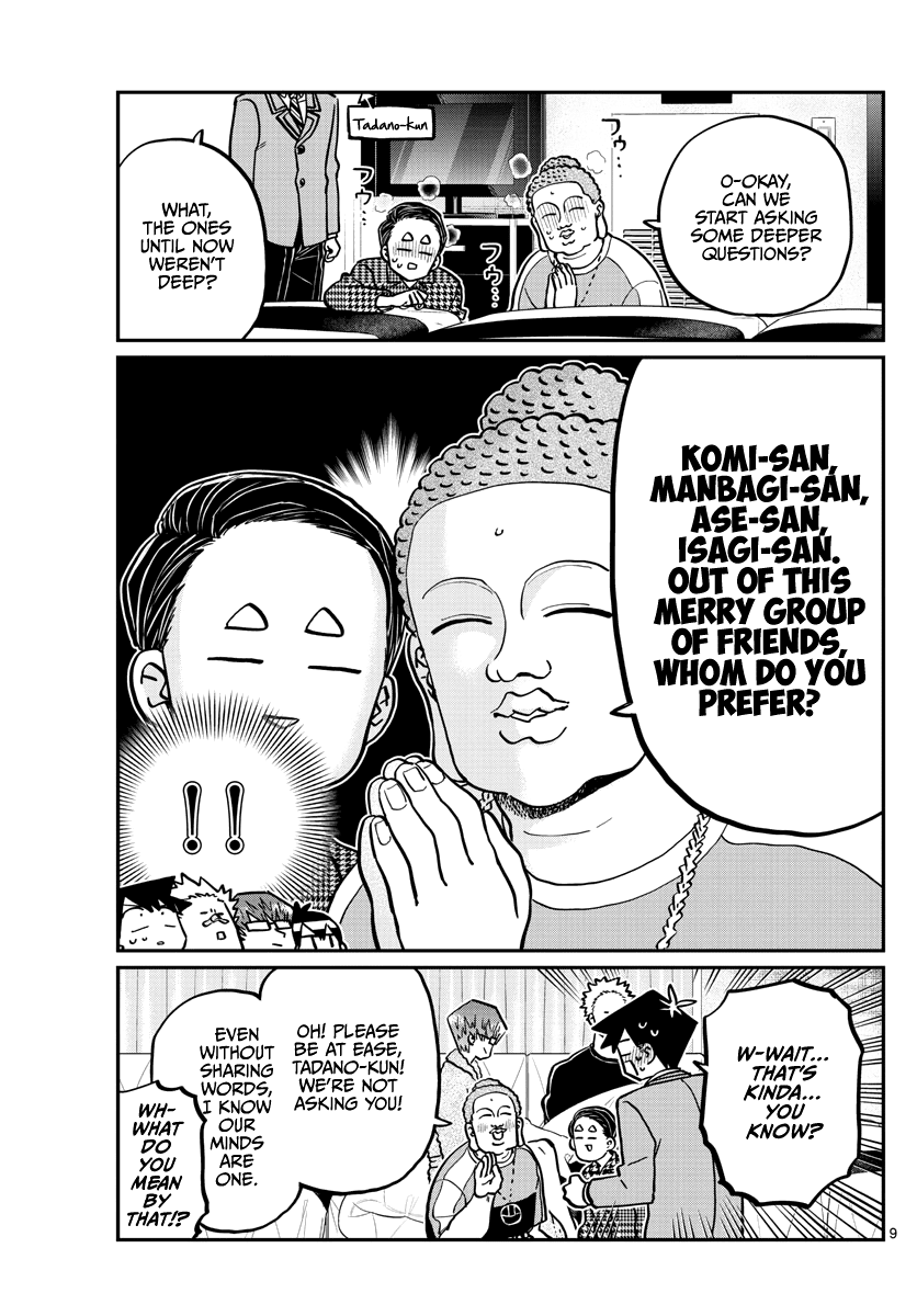 Komi-san wa Komyushou Desu Chapter 286 page 9 - Chapter 286: Boy's Room