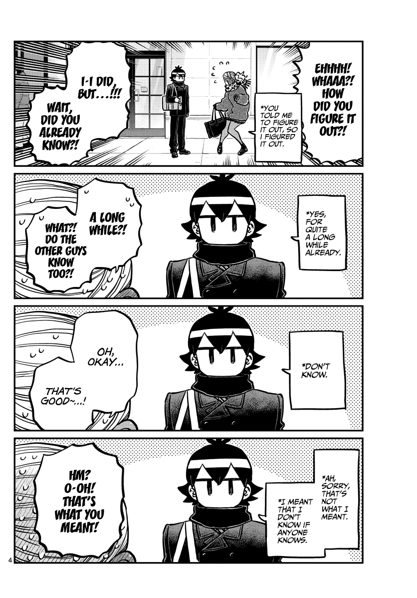 Komi-san wa Komyushou Desu Chapter 288 page 4 - Chapter 288: Rumiko-chan and Kometani-kun