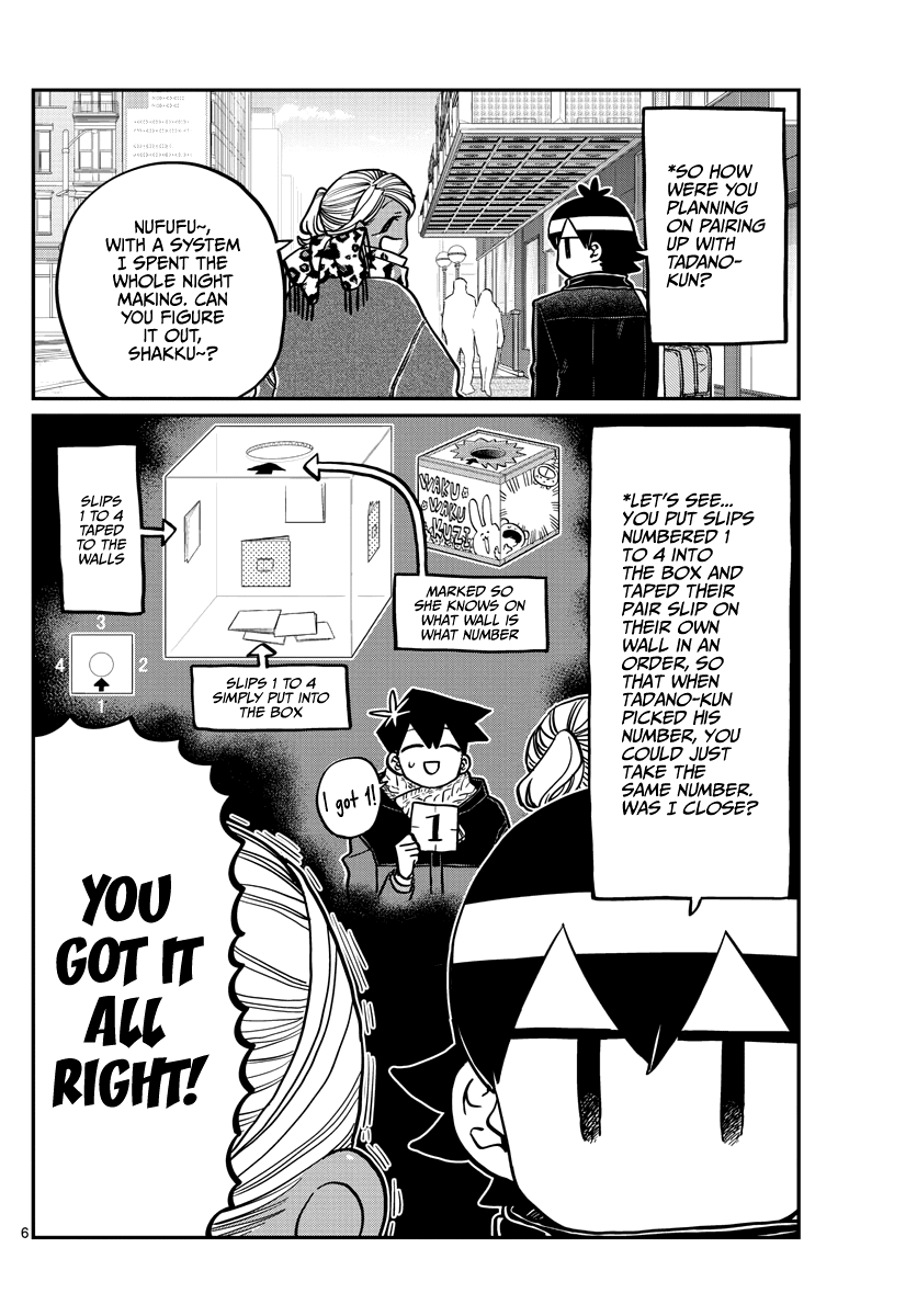 Komi-san wa Komyushou Desu Chapter 288 page 6 - Chapter 288: Rumiko-chan and Kometani-kun