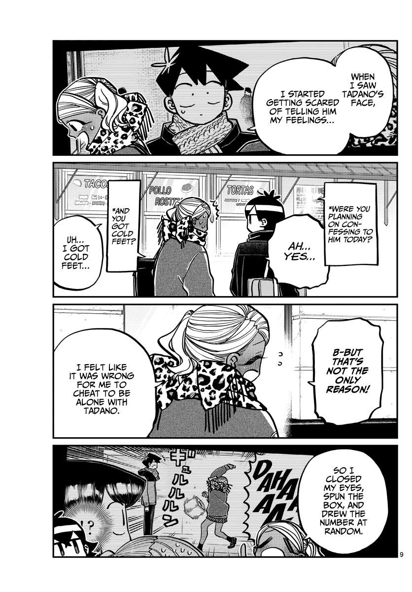 Komi-san wa Komyushou Desu Chapter 288 page 9 - Chapter 288: Rumiko-chan and Kometani-kun