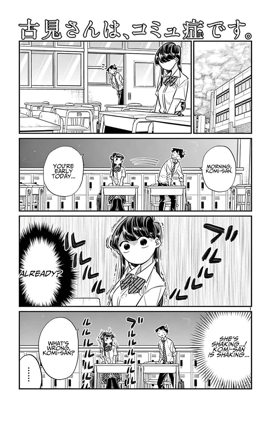 Komi-san wa Komyushou Desu Chapter 29 page 1 - Chapter 29