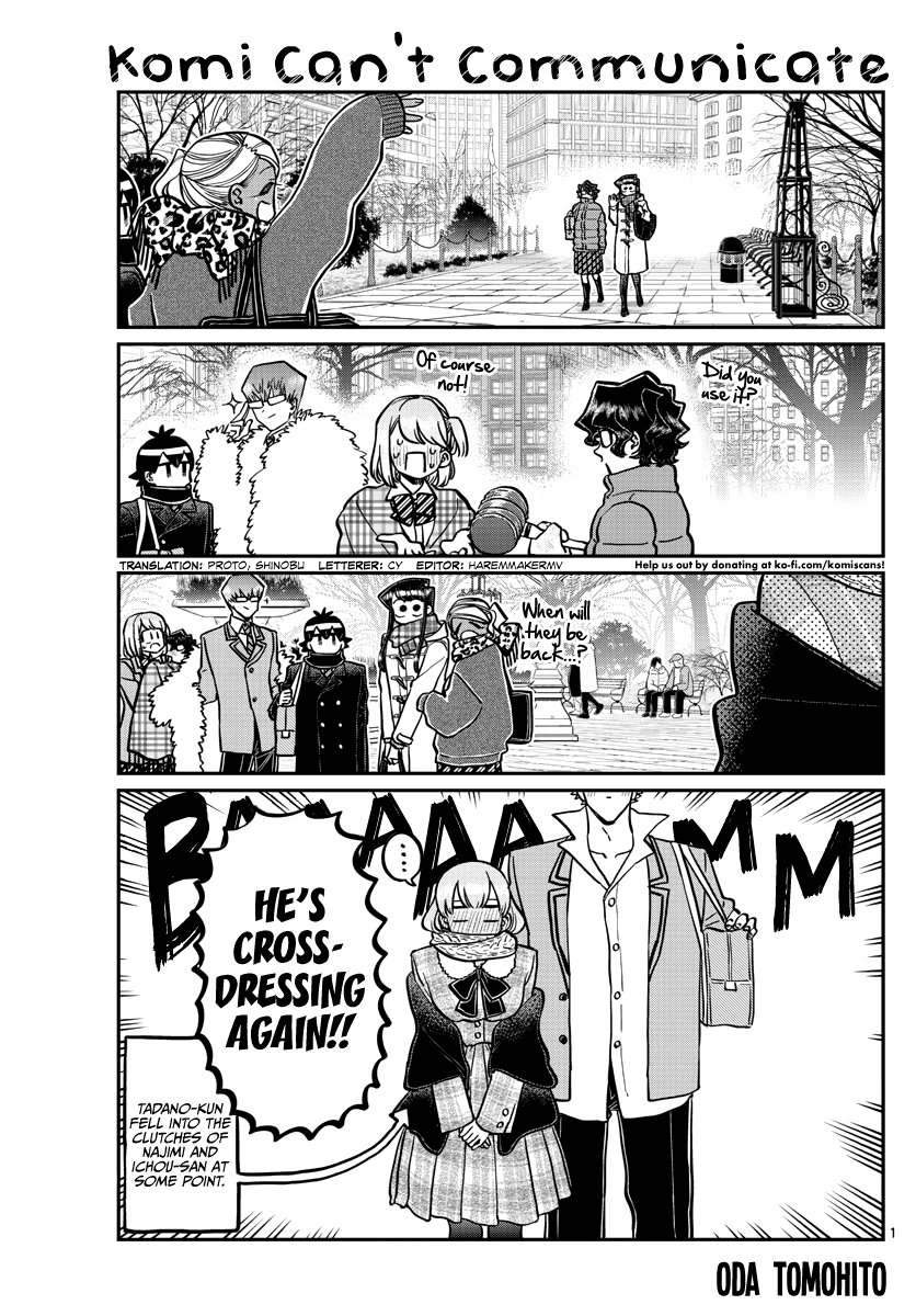 Komi-san wa Komyushou Desu Chapter 293 page 1 - Chapter 293: Turn this way. Please.