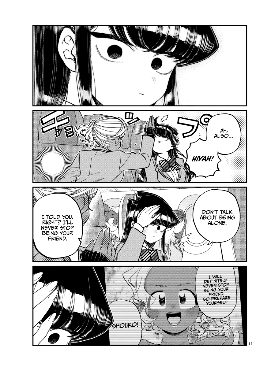 Komi-san wa Komyushou Desu Chapter 295 page 11 - Chapter 295: Flying Home