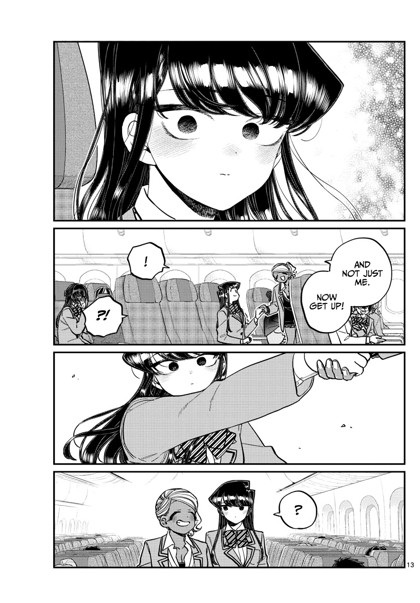 Komi-san wa Komyushou Desu Chapter 295 page 13 - Chapter 295: Flying Home