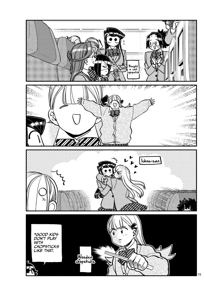 Komi-san wa Komyushou Desu Chapter 295 page 15 - Chapter 295: Flying Home