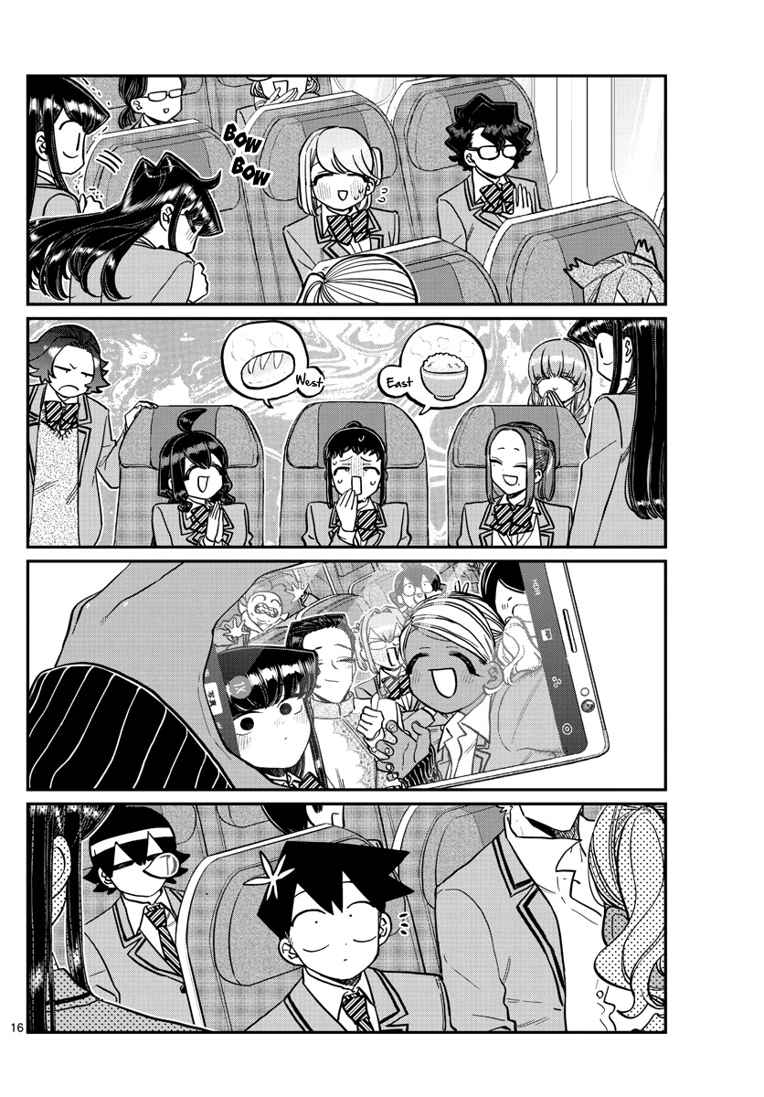 Komi-san wa Komyushou Desu Chapter 295 page 16 - Chapter 295: Flying Home
