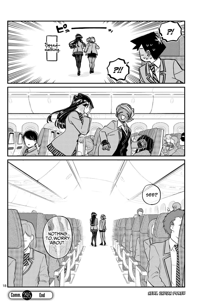 Komi-san wa Komyushou Desu Chapter 295 page 18 - Chapter 295: Flying Home