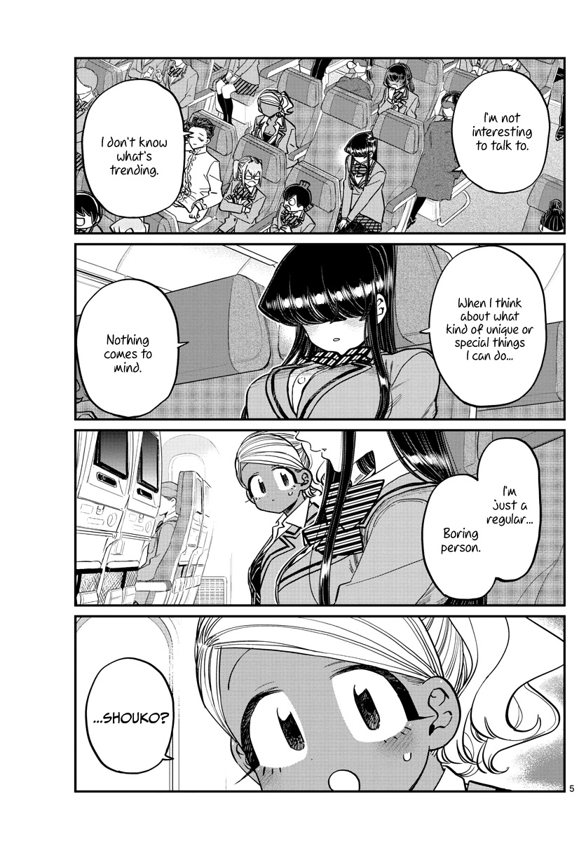 Komi-san wa Komyushou Desu Chapter 295 page 5 - Chapter 295: Flying Home