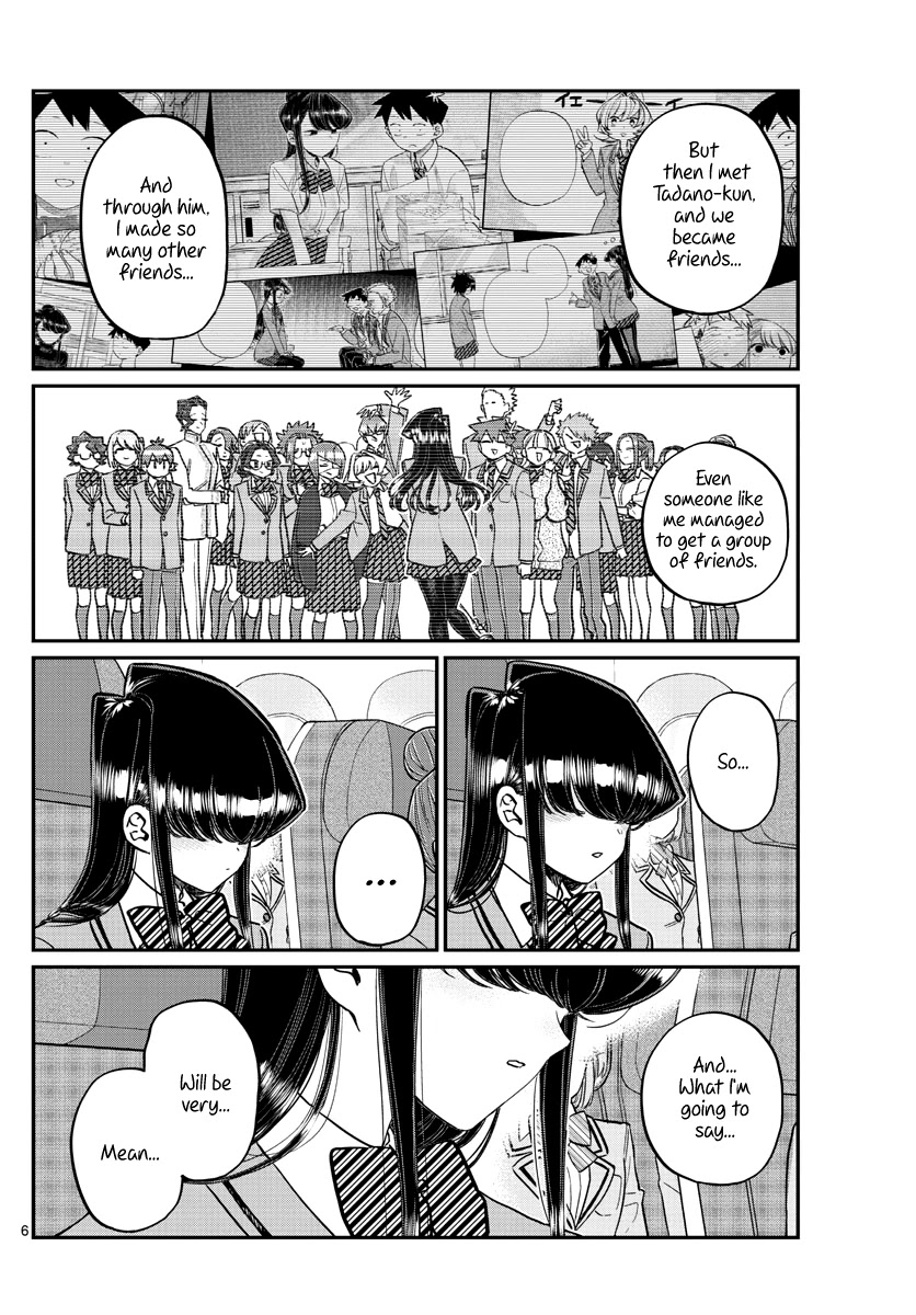 Komi-san wa Komyushou Desu Chapter 295 page 6 - Chapter 295: Flying Home