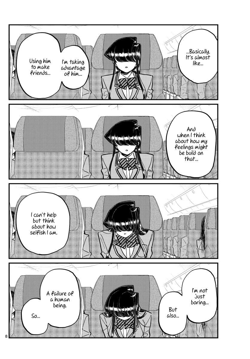 Komi-san wa Komyushou Desu Chapter 295 page 8 - Chapter 295: Flying Home