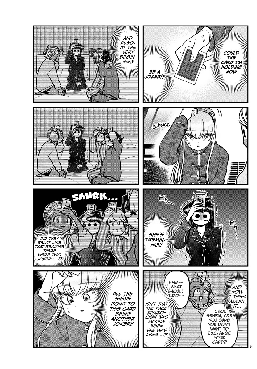 Komi-san wa Komyushou Desu Chapter 296 page 5 - Chapter 296: Indian Poker