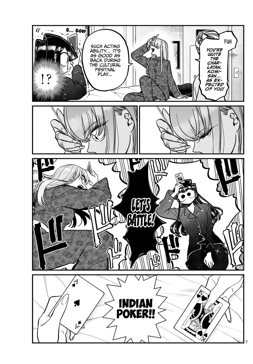 Komi-san wa Komyushou Desu Chapter 296 page 7 - Chapter 296: Indian Poker