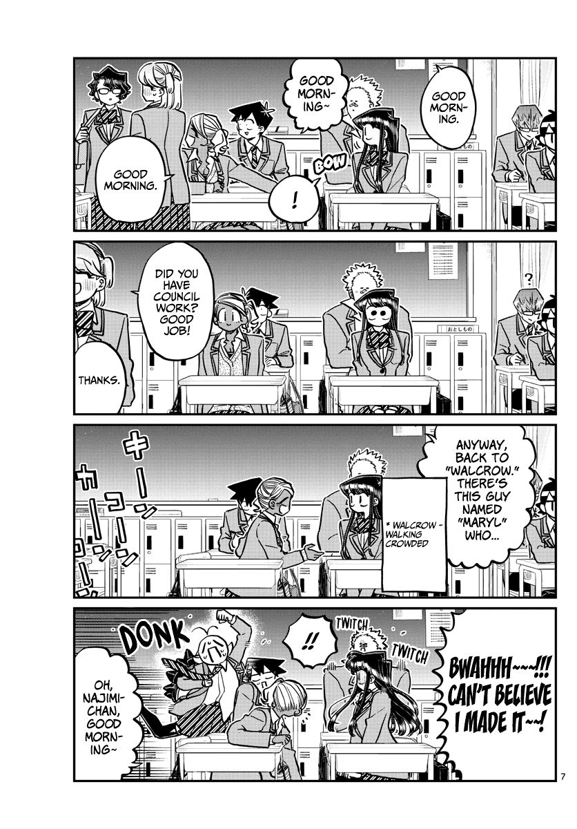 Komi-san wa Komyushou Desu Chapter 298 page 7 - Chapter 298