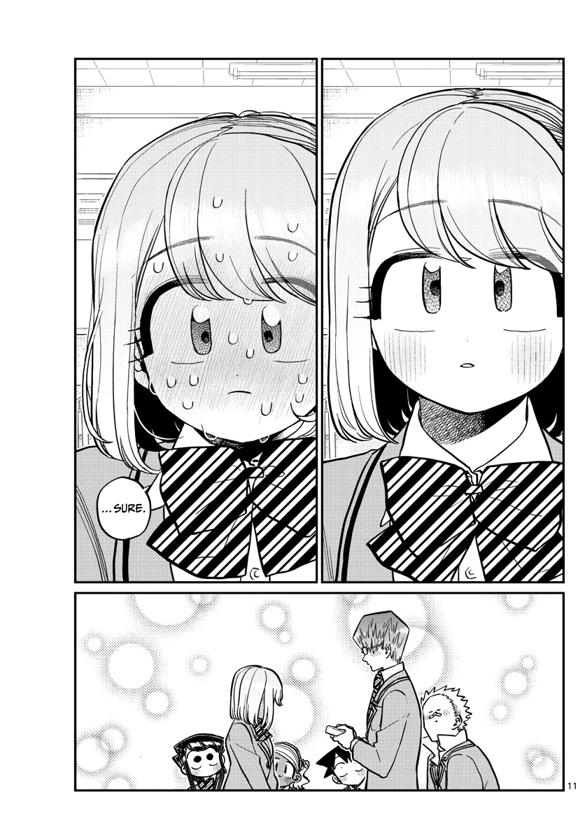 Komi-san wa Komyushou Desu Chapter 299 page 11 - Chapter 299: Valentine's Day, Second Year Edition