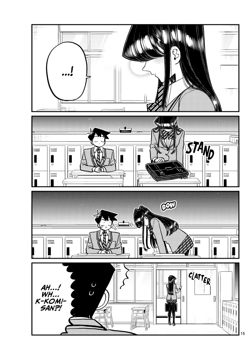 Komi-san wa Komyushou Desu Chapter 299 page 15 - Chapter 299: Valentine's Day, Second Year Edition