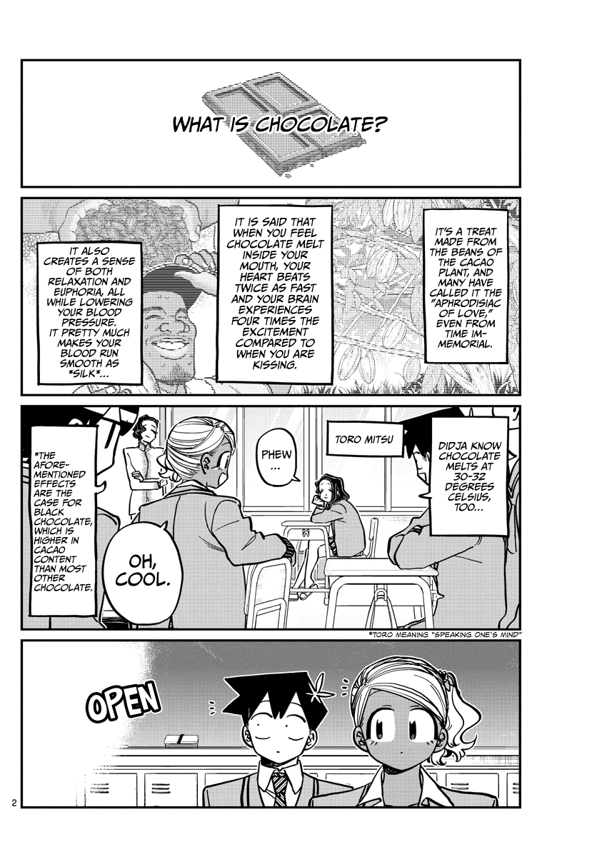 Komi-san wa Komyushou Desu Chapter 299 page 2 - Chapter 299: Valentine's Day, Second Year Edition