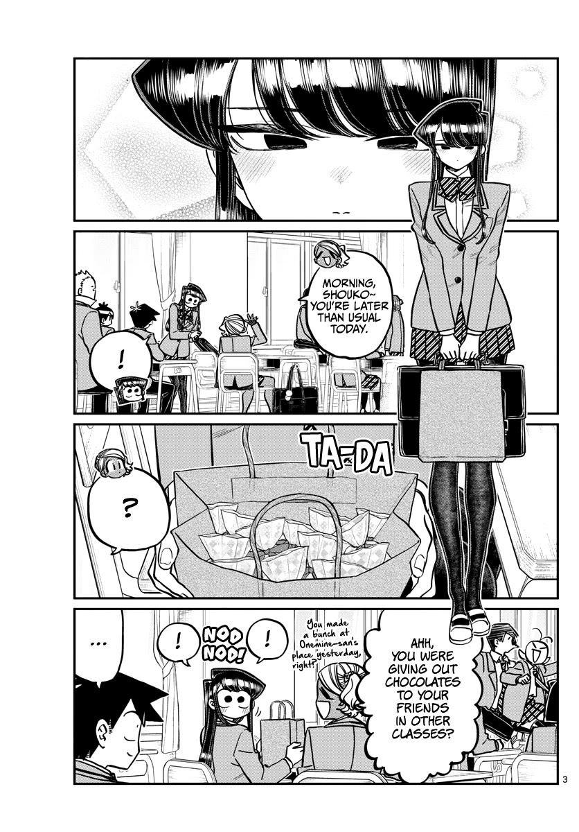 Komi-san wa Komyushou Desu Chapter 299 page 3 - Chapter 299: Valentine's Day, Second Year Edition