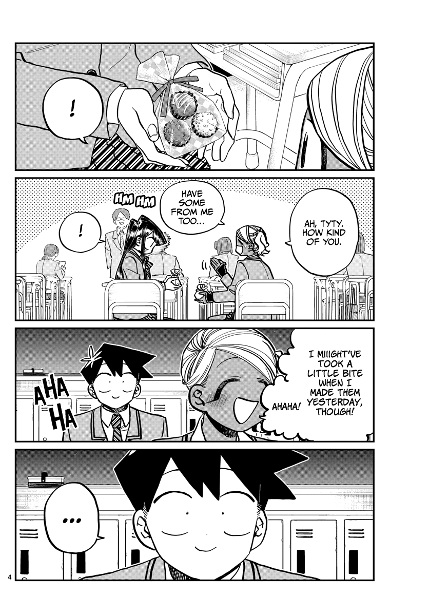 Komi-san wa Komyushou Desu Chapter 299 page 4 - Chapter 299: Valentine's Day, Second Year Edition