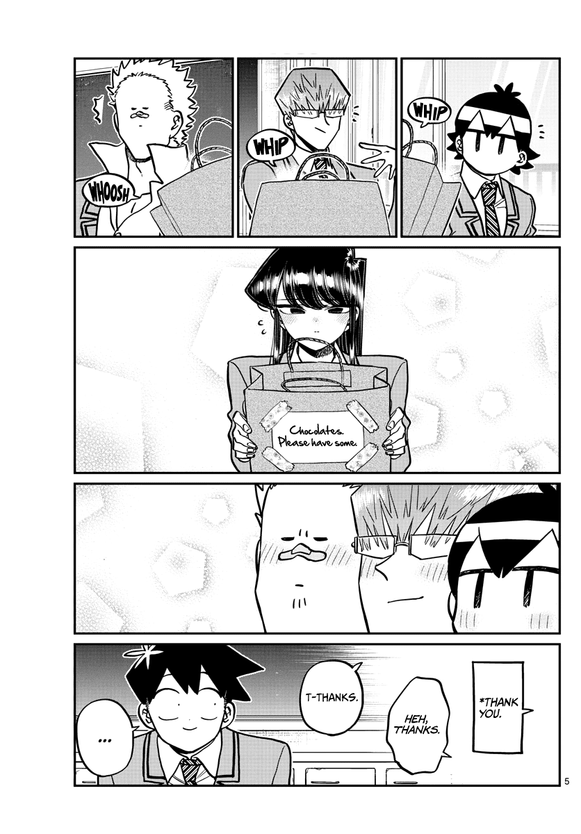 Komi-san wa Komyushou Desu Chapter 299 page 5 - Chapter 299: Valentine's Day, Second Year Edition