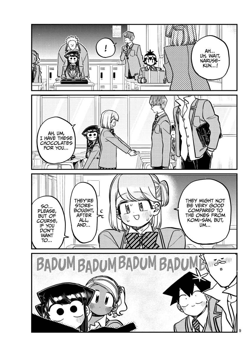 Komi-san wa Komyushou Desu Chapter 299 page 9 - Chapter 299: Valentine's Day, Second Year Edition