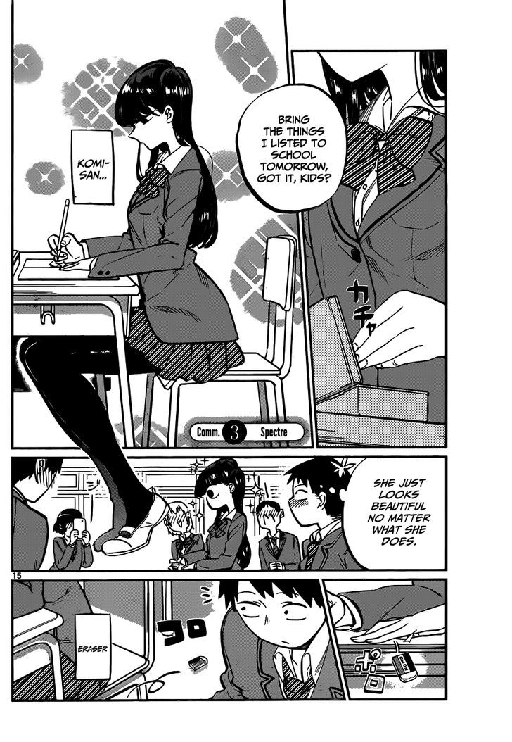 Komi-san wa Komyushou Desu Chapter 3 page 1 - Chapter 3 : Spectre