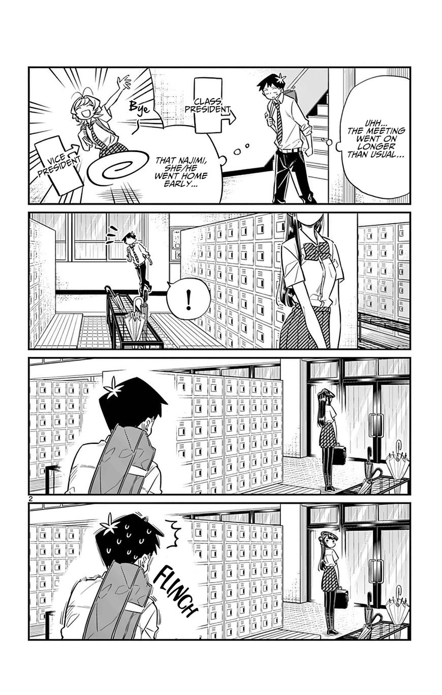 Komi-san wa Komyushou Desu Chapter 30 page 2 - Chapter 30 : It's Raining