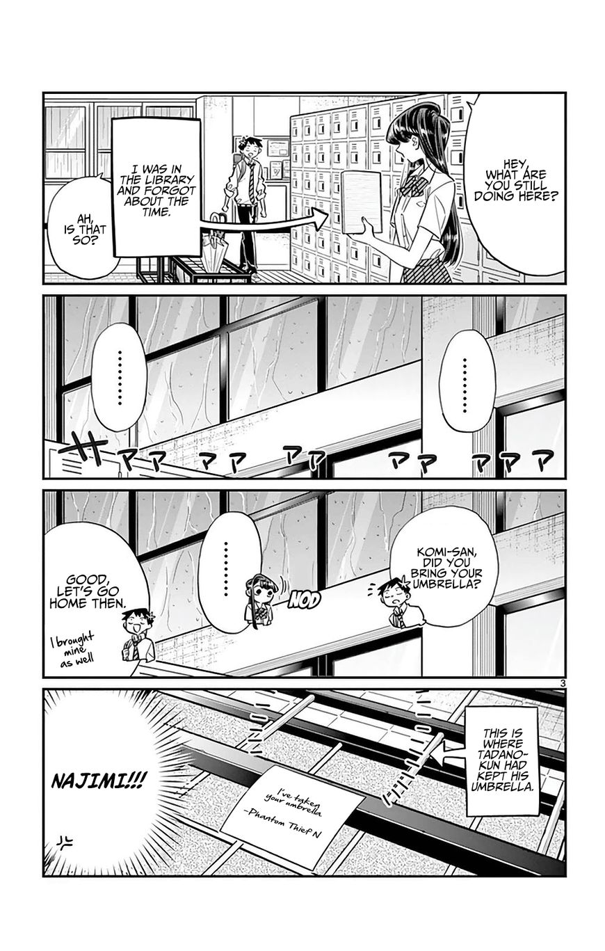 Komi-san wa Komyushou Desu Chapter 30 page 3 - Chapter 30 : It's Raining