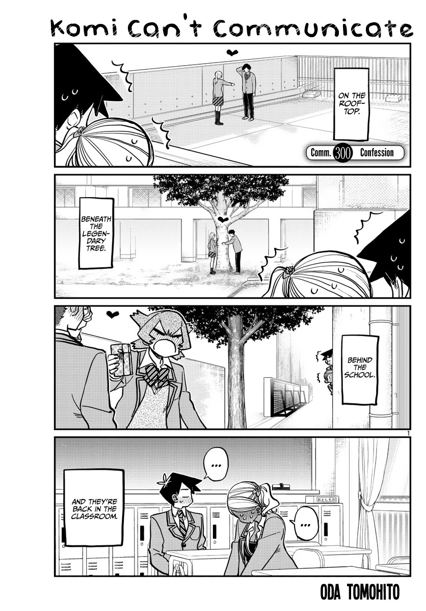 Komi-san wa Komyushou Desu Chapter 300 page 1 - Chapter 300: Confession