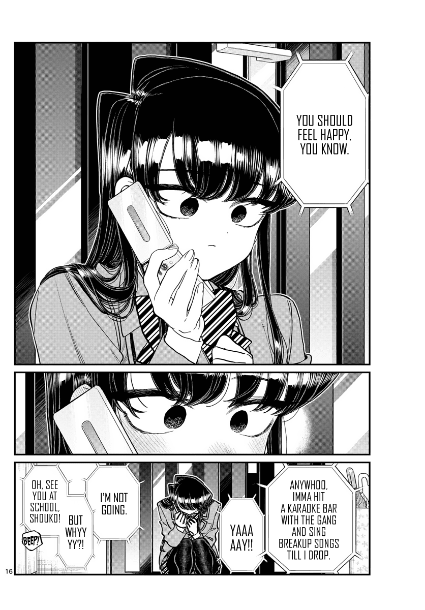 Komi-san wa Komyushou Desu Chapter 303 page 16 - Chapter 303: Confession 4