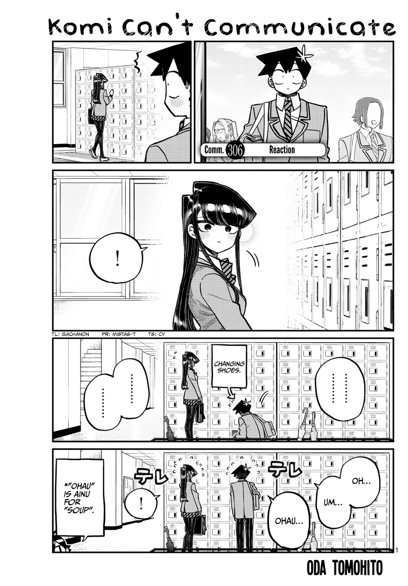 Komi-san wa Komyushou Desu Chapter 306 page 1 - Chapter 306: Reaction