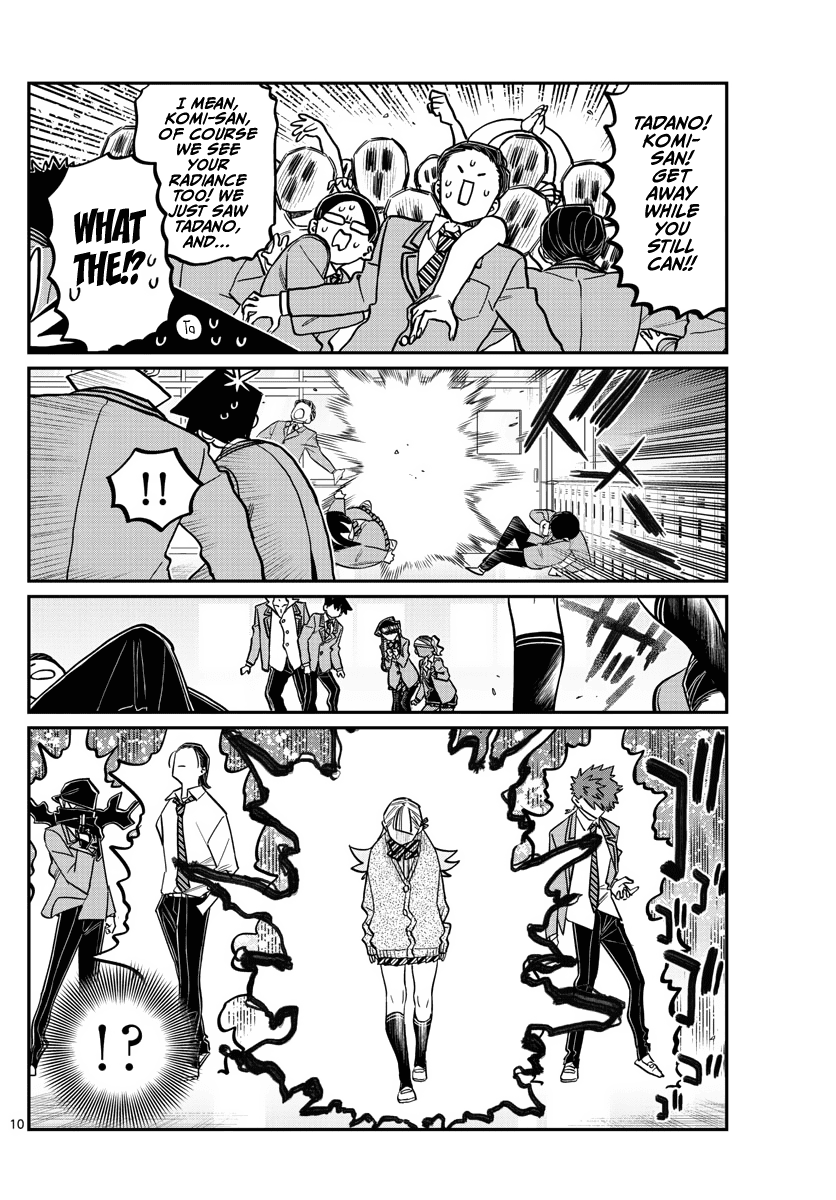 Komi-san wa Komyushou Desu Chapter 306 page 10 - Chapter 306: Reaction
