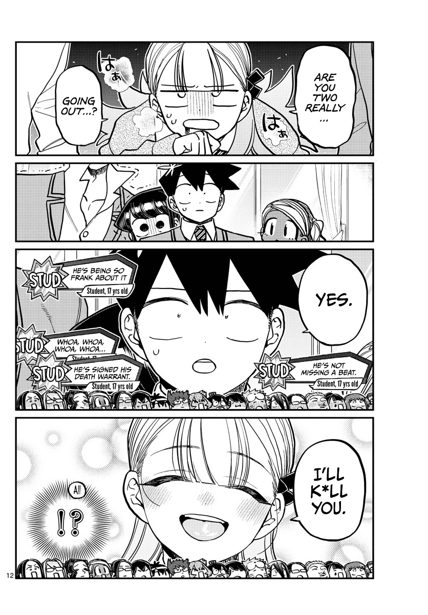Komi-san wa Komyushou Desu Chapter 306 page 12 - Chapter 306: Reaction