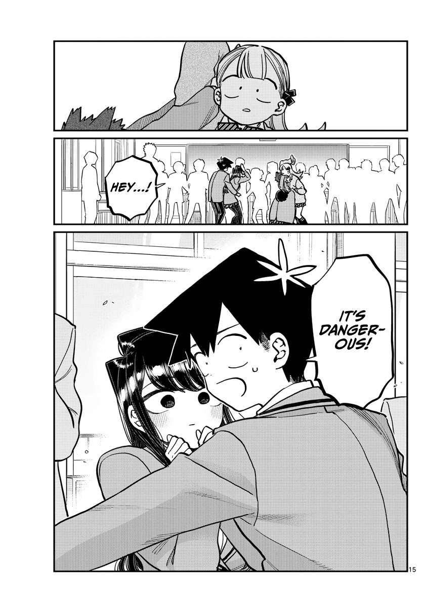 Komi-san wa Komyushou Desu Chapter 306 page 15 - Chapter 306: Reaction