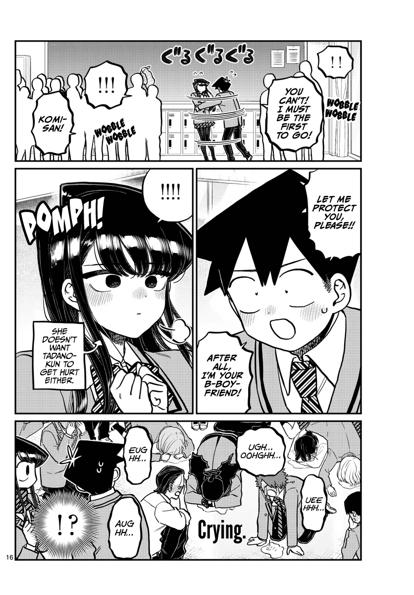 Komi-san wa Komyushou Desu Chapter 306 page 16 - Chapter 306: Reaction