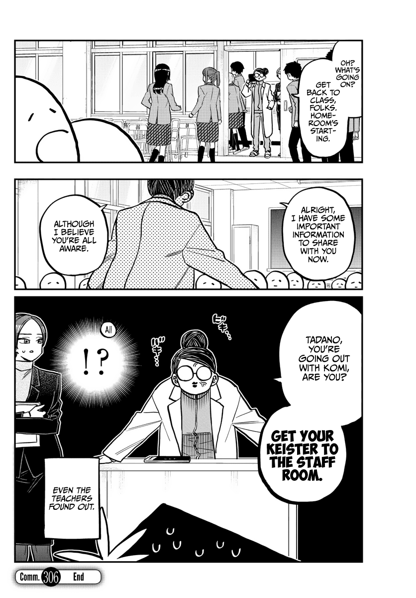 Komi-san wa Komyushou Desu Chapter 306 page 18 - Chapter 306: Reaction