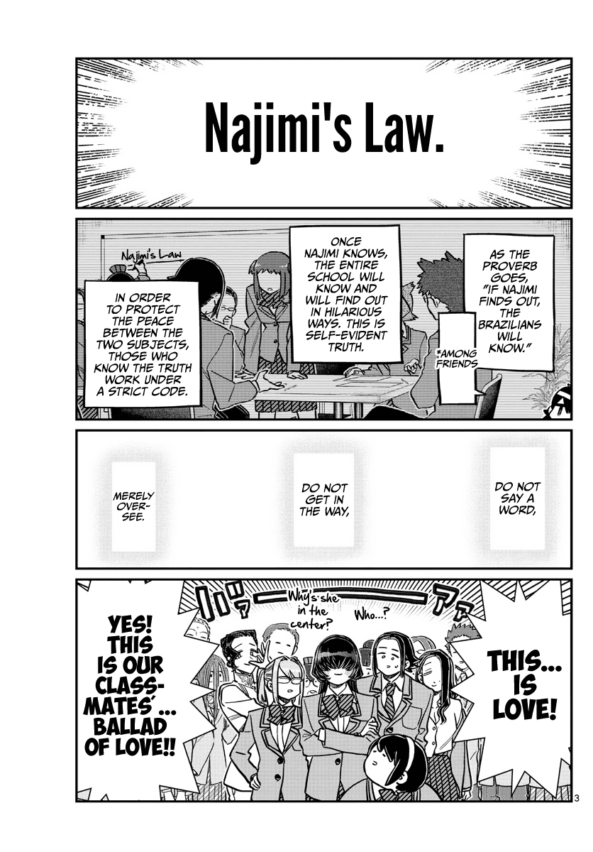 Komi-san wa Komyushou Desu Chapter 306 page 3 - Chapter 306: Reaction