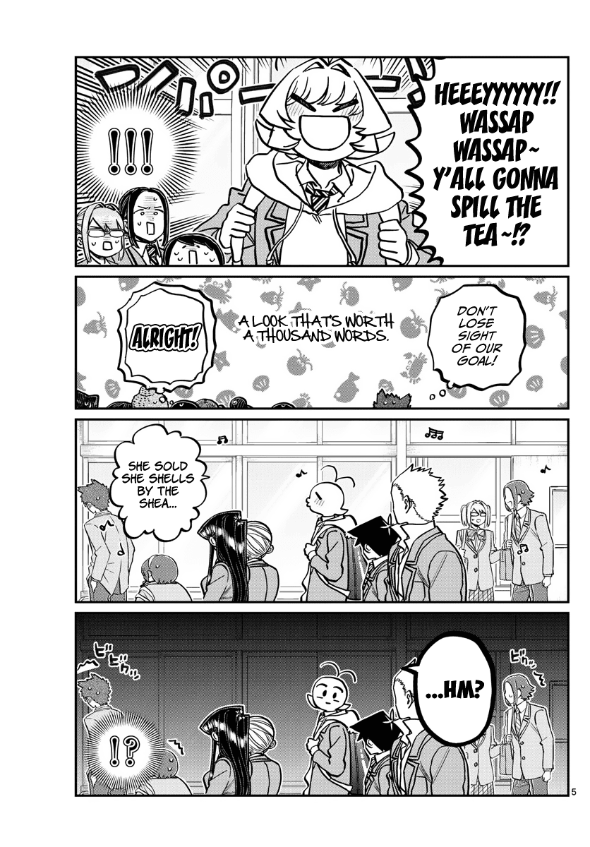 Komi-san wa Komyushou Desu Chapter 306 page 5 - Chapter 306: Reaction