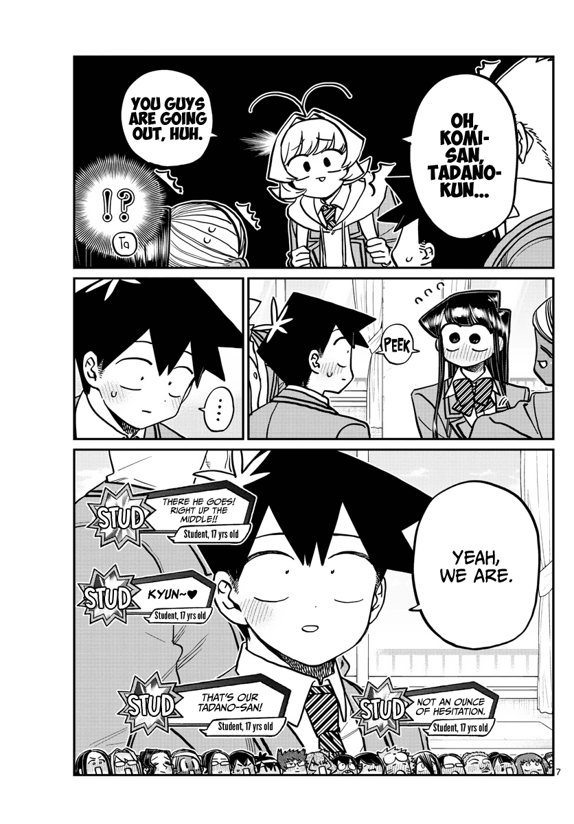 Komi-san wa Komyushou Desu Chapter 306 page 7 - Chapter 306: Reaction