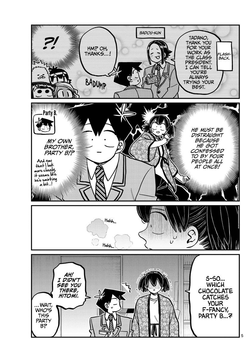 Komi-san wa Komyushou Desu Chapter 307 page 5 - Chapter 307: Post-Confession