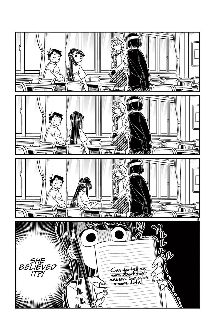 Komi-san wa Komyushou Desu Chapter 31 page 5 - Chapter 31 : The Blood Oath